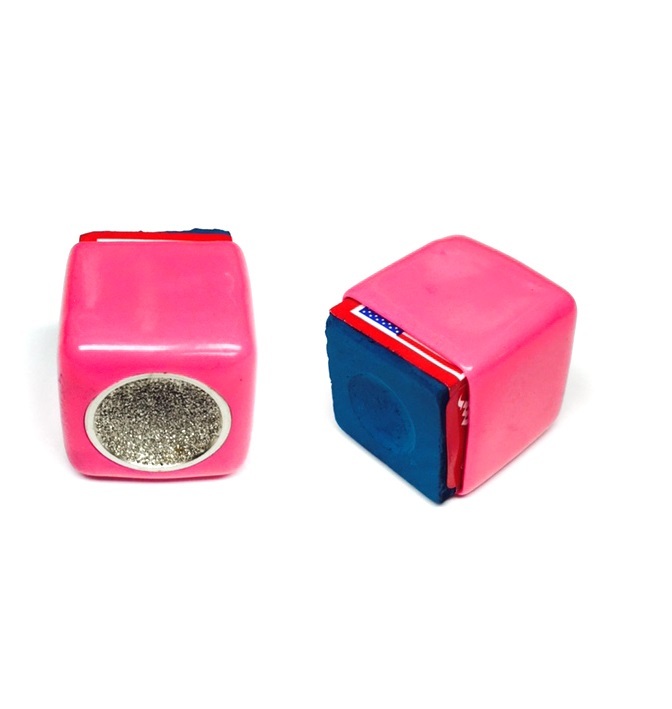 New Chalker - Tip Scuffer - Pink Chalk Holder - 1 Piece Masters Chalk Included