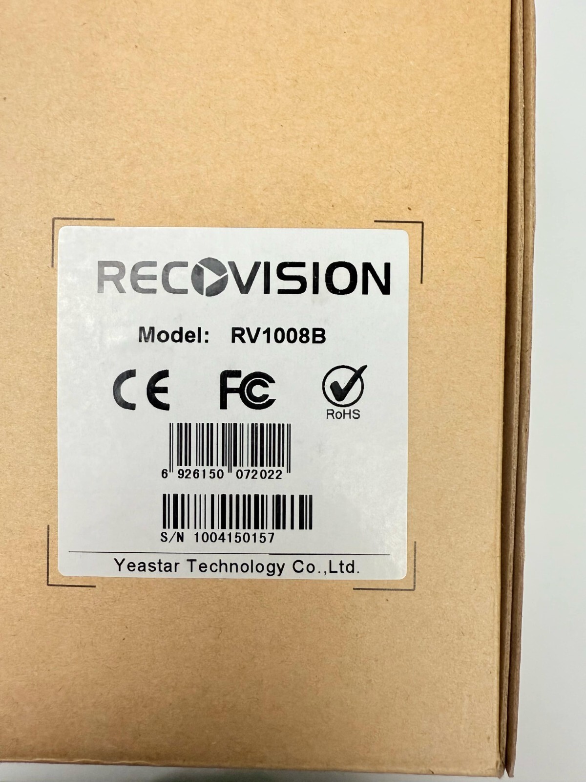 Yeastar RV1008 Recovision Mini NVR