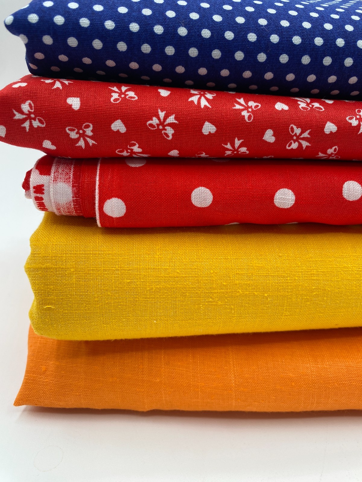 Cotton/Cotton Heavy/ Linen Fabric bundle 1-2 yards