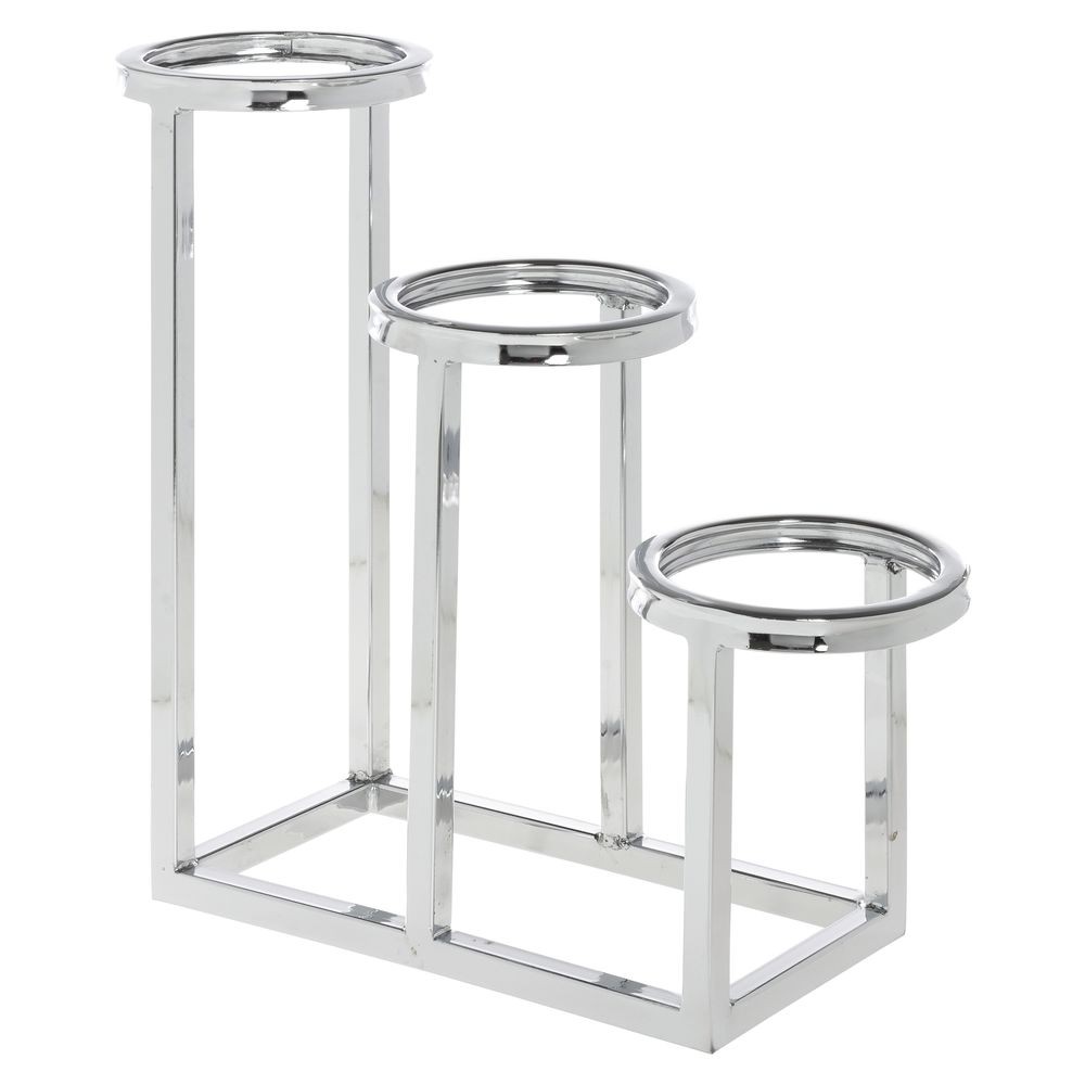 HUBERT® Chrome 3-Tier Flatware Cylinder Holder