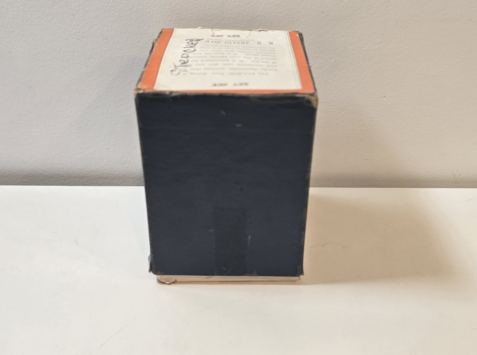 A.D. Joslin MFG CO Eclipse Time Stamp w/Box + Base - Amazing Shape CIB Needs Oil