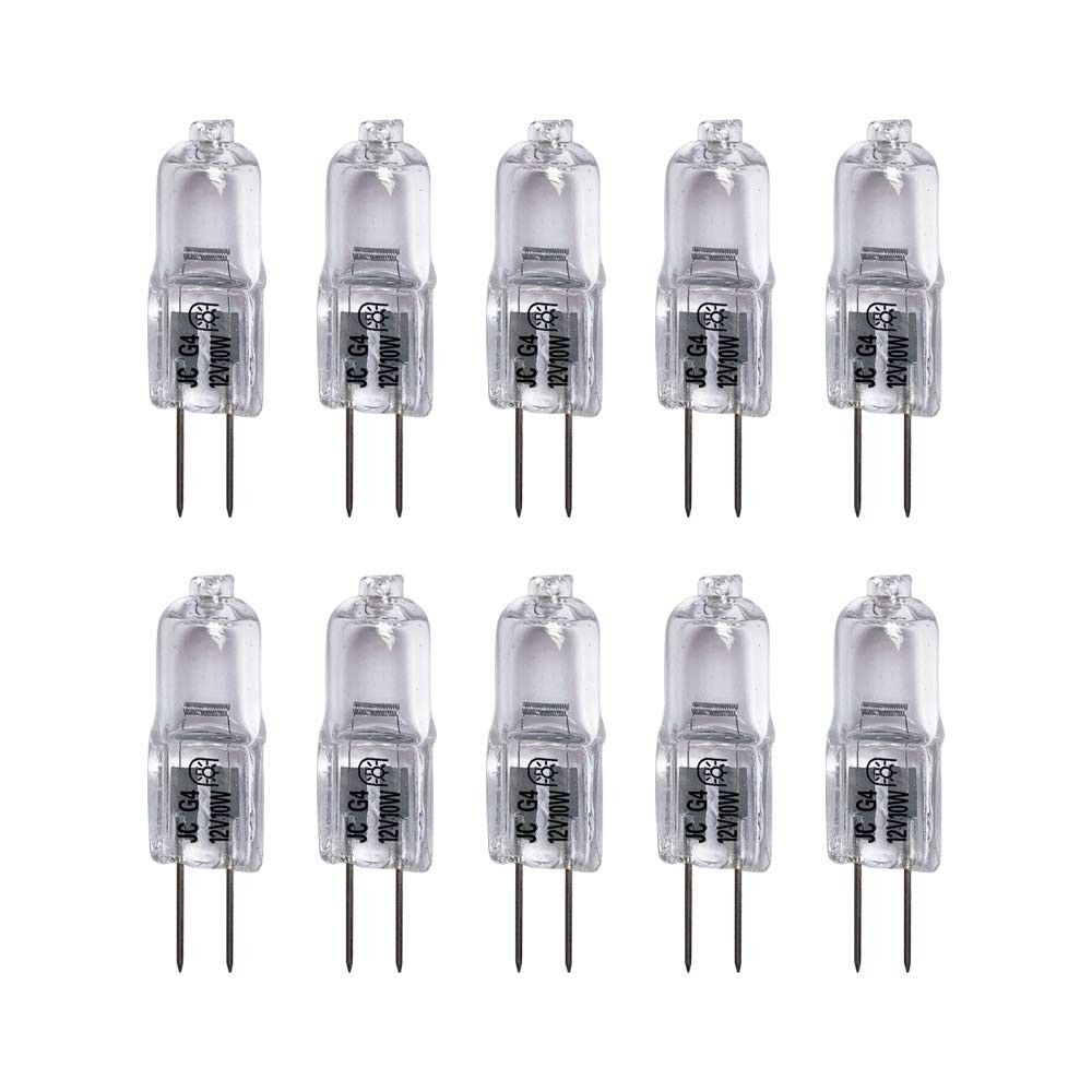 VSTAR 10 Watt T3 G4 Base 12 Volt 2500 Hours 12 Count (Pack of 10), 10w 10pack