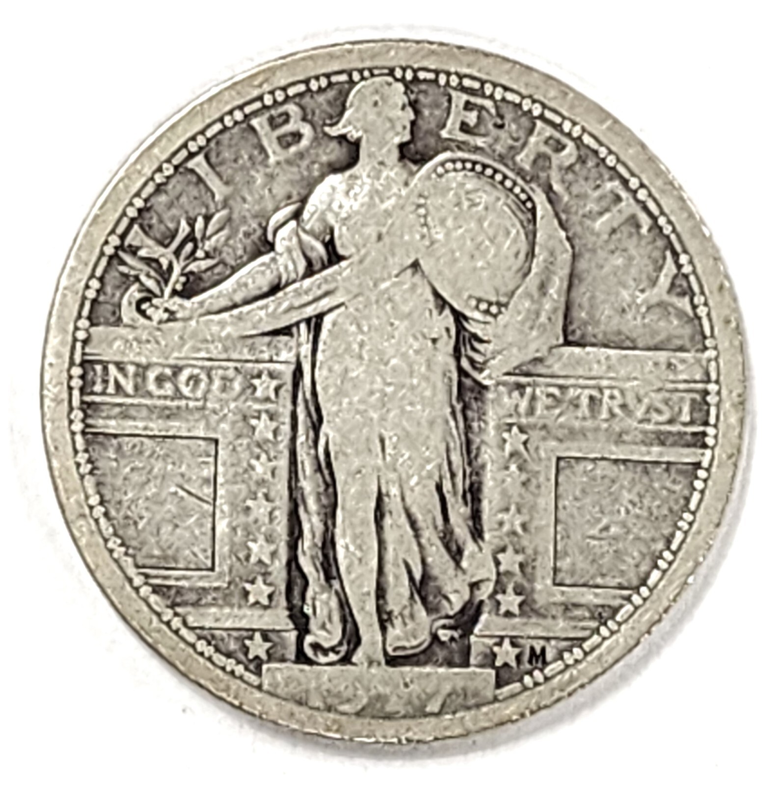1917 Type 1 Standing Liberty Quarter