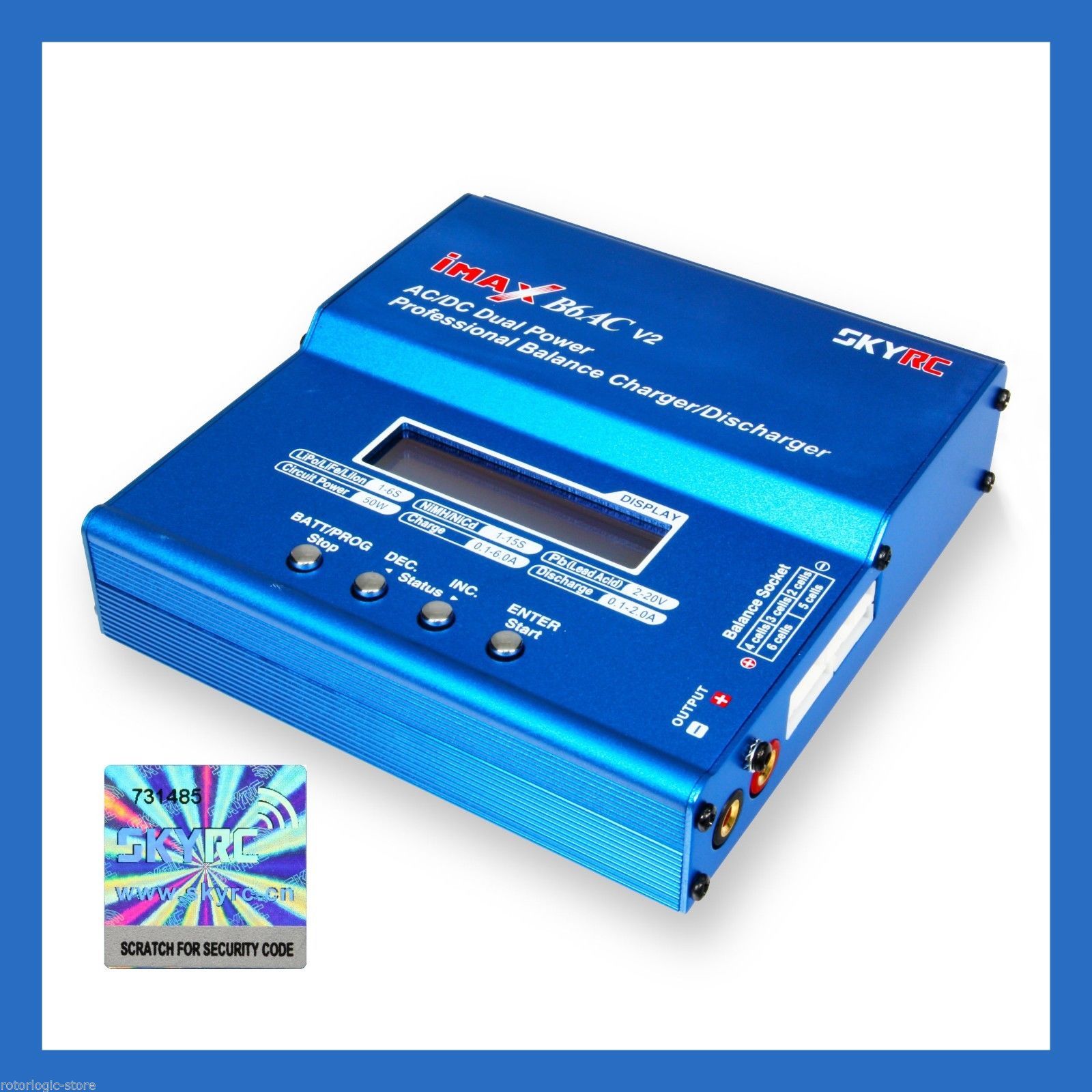 SkyRC iMAX B6AC V2 LiPo Battery Balance Charger (used)