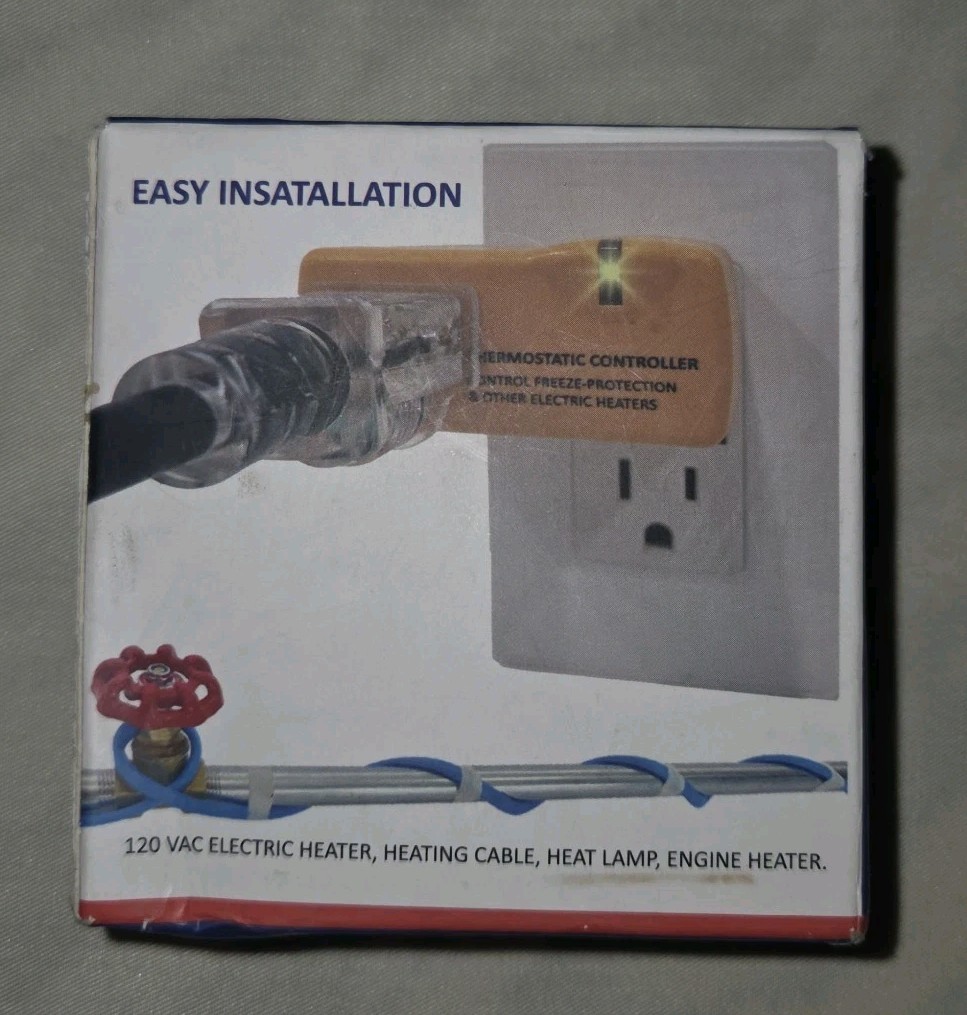 Freeze Thermostatically Controlled Outlet，Automatically Turn On Below 38 °F a...