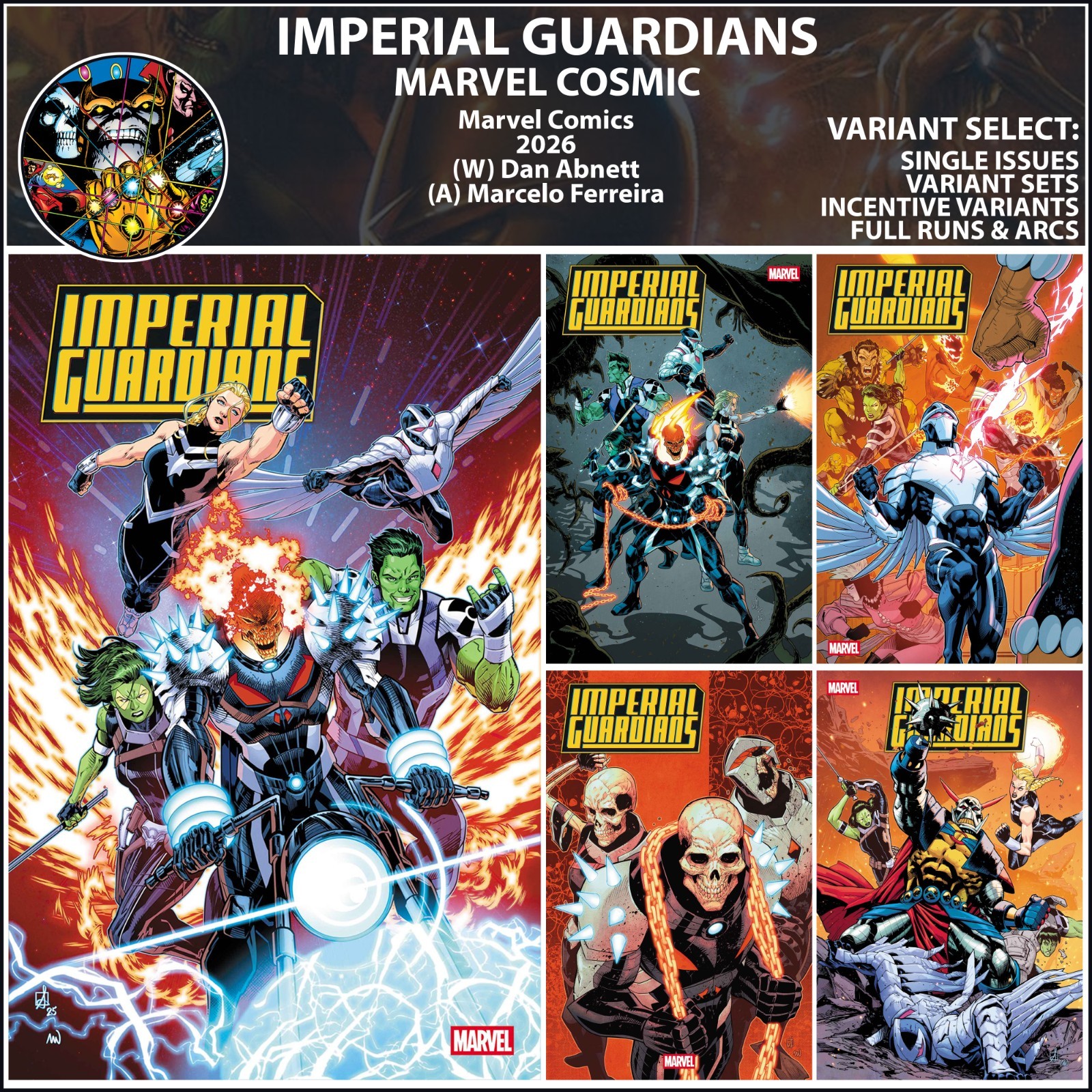 Imperial Guardians (2026) #1 2 3 4 5 Marvel Comics COVER SELECT