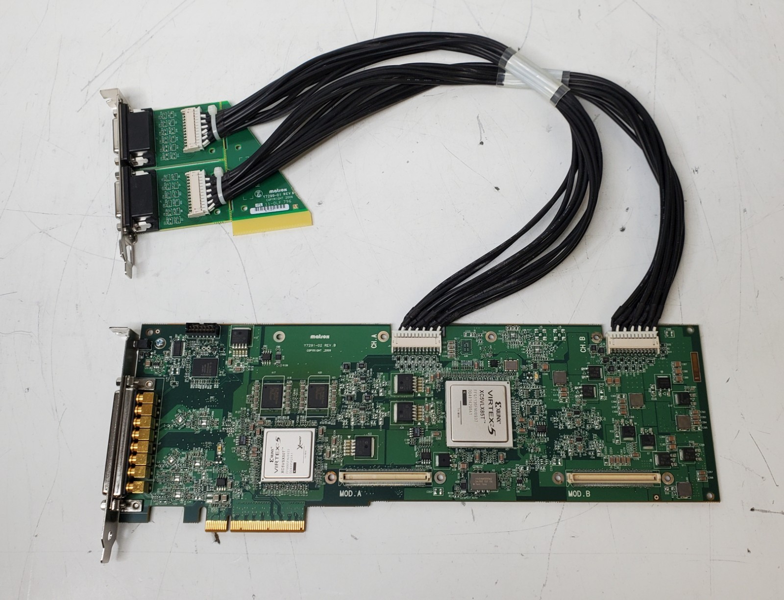 Matrox XMIO2/20/8000 Card with XMIO2/24/CBL
