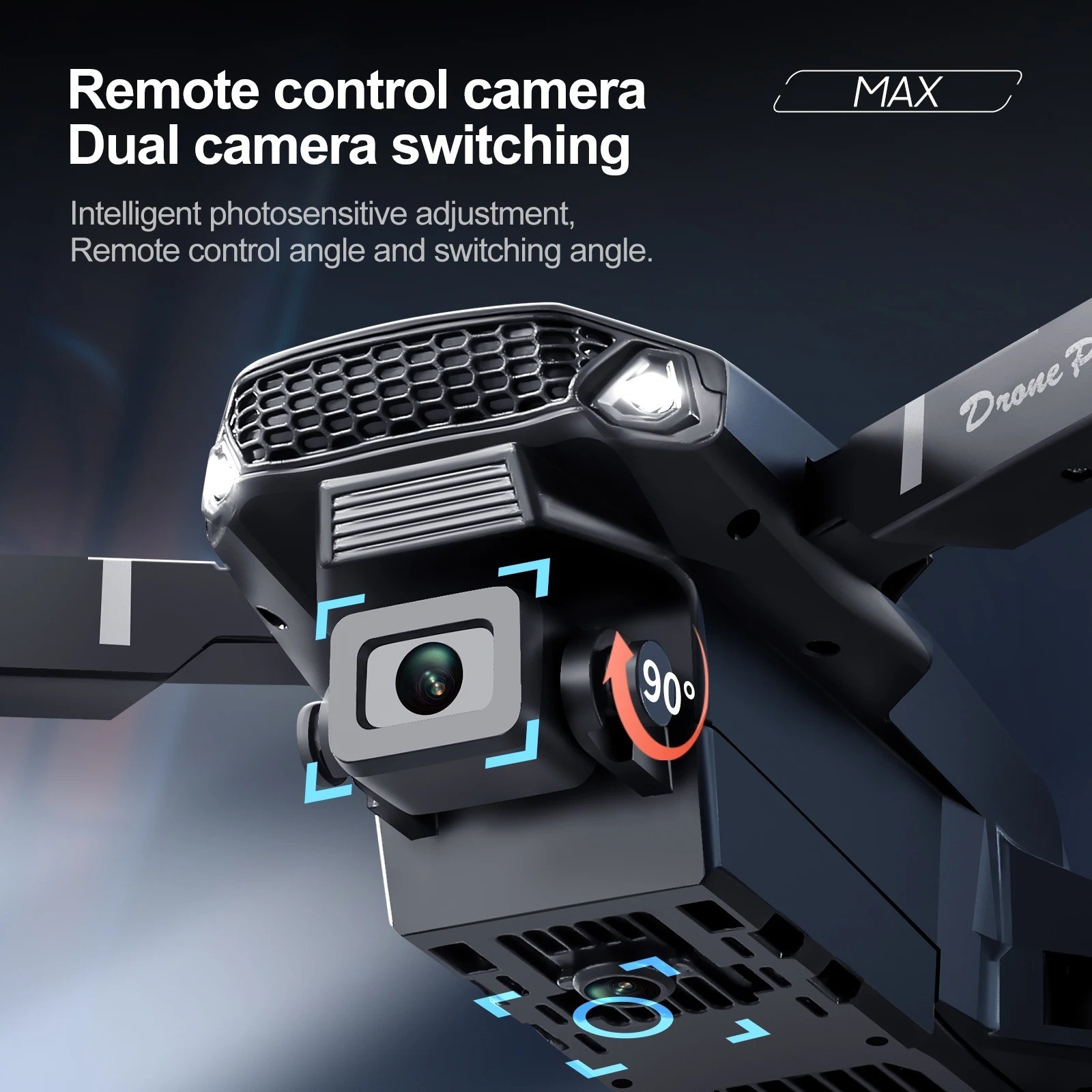 New E88 E99 Drone Remote Control with Screen Dual Camera