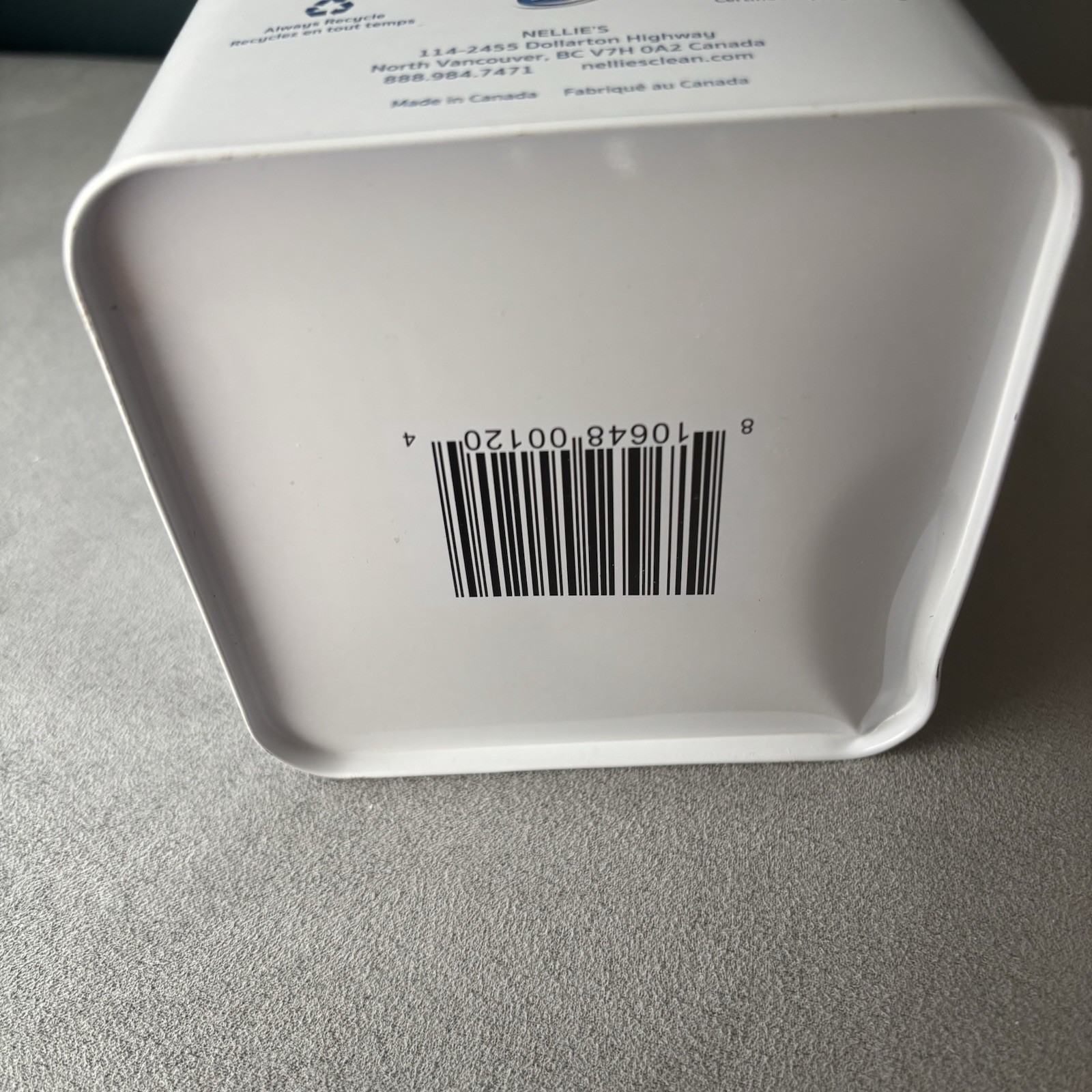 Nellie's Laundry Soda Storage Tin Empty