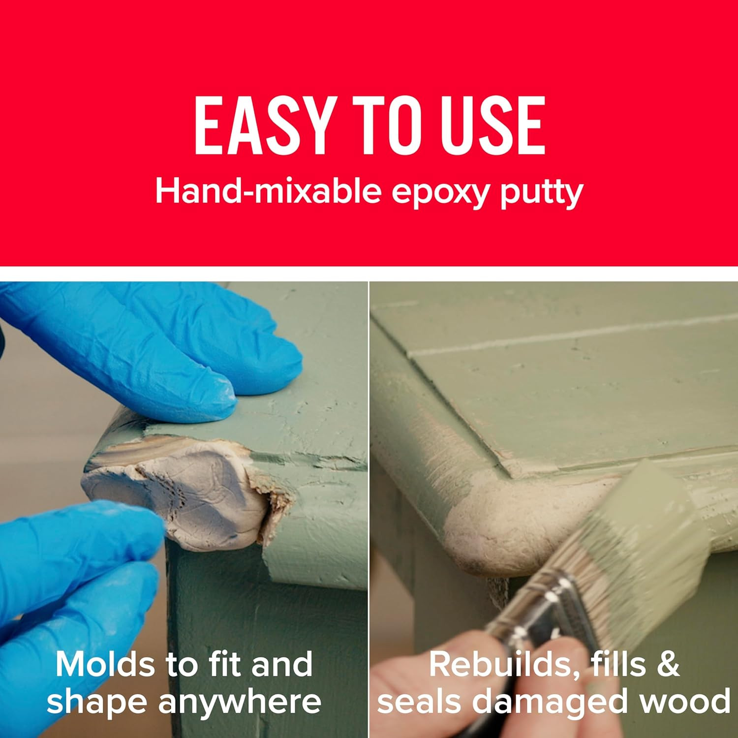 Wood Repair Epoxy Putty Stick for Filling, Repairing and Restoration