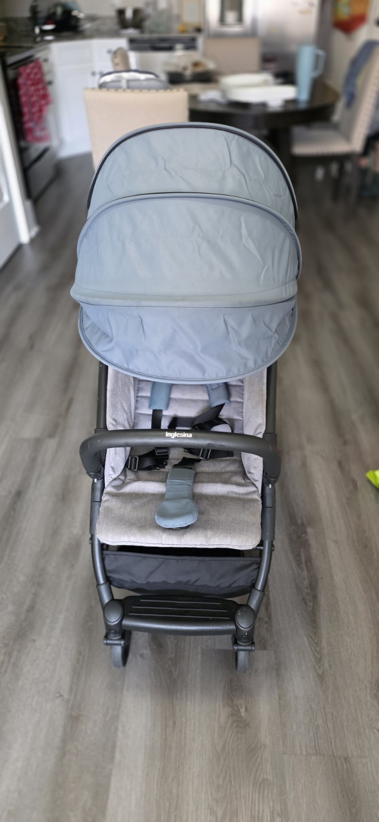 Inglesina Quid 2 Ultra Compact Lightweight Travel Stroller Elephant Gray