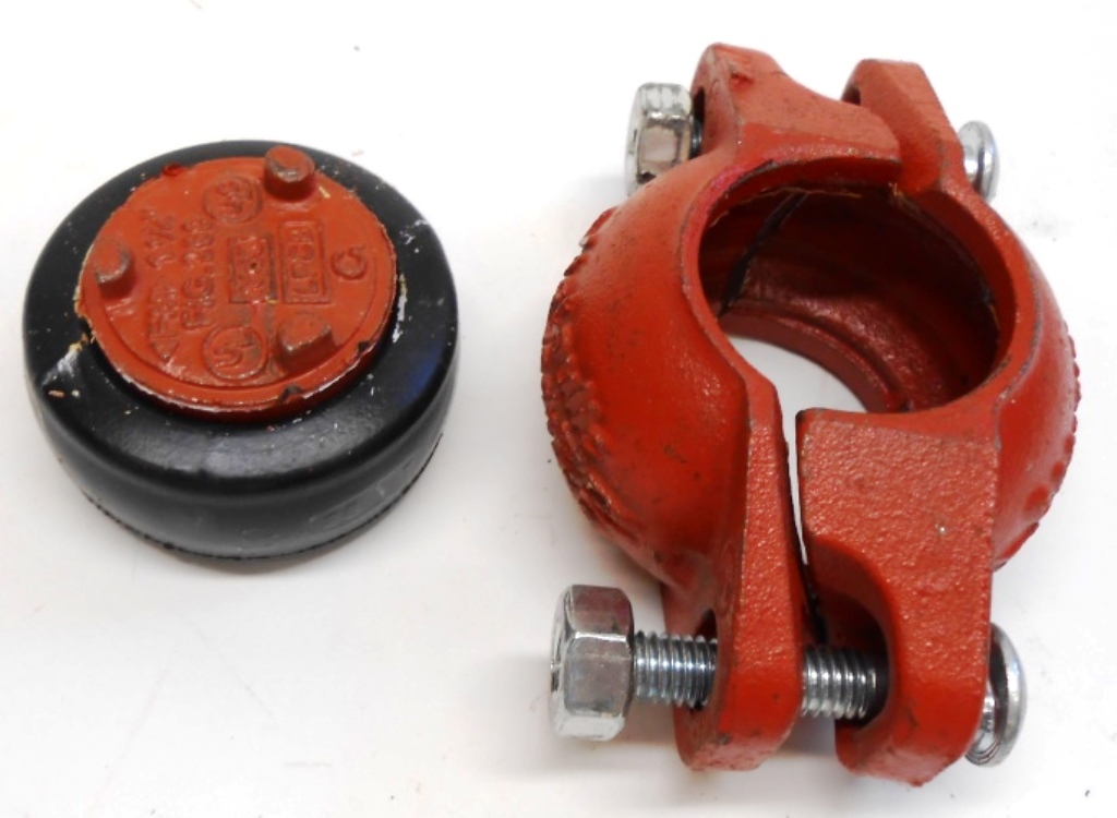 VICTAULIC, FIRELOCK EZ, RIGID COUPLING, 009 - 1-1/4" / 42.4 MM, 365 PSI, END CAP