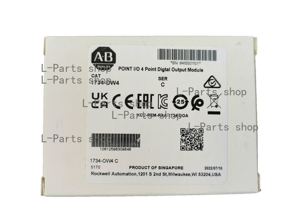 New Allen-Bradley 1734-OW4 Point I/O 4 Point Digital Output Module 1734OW4 In