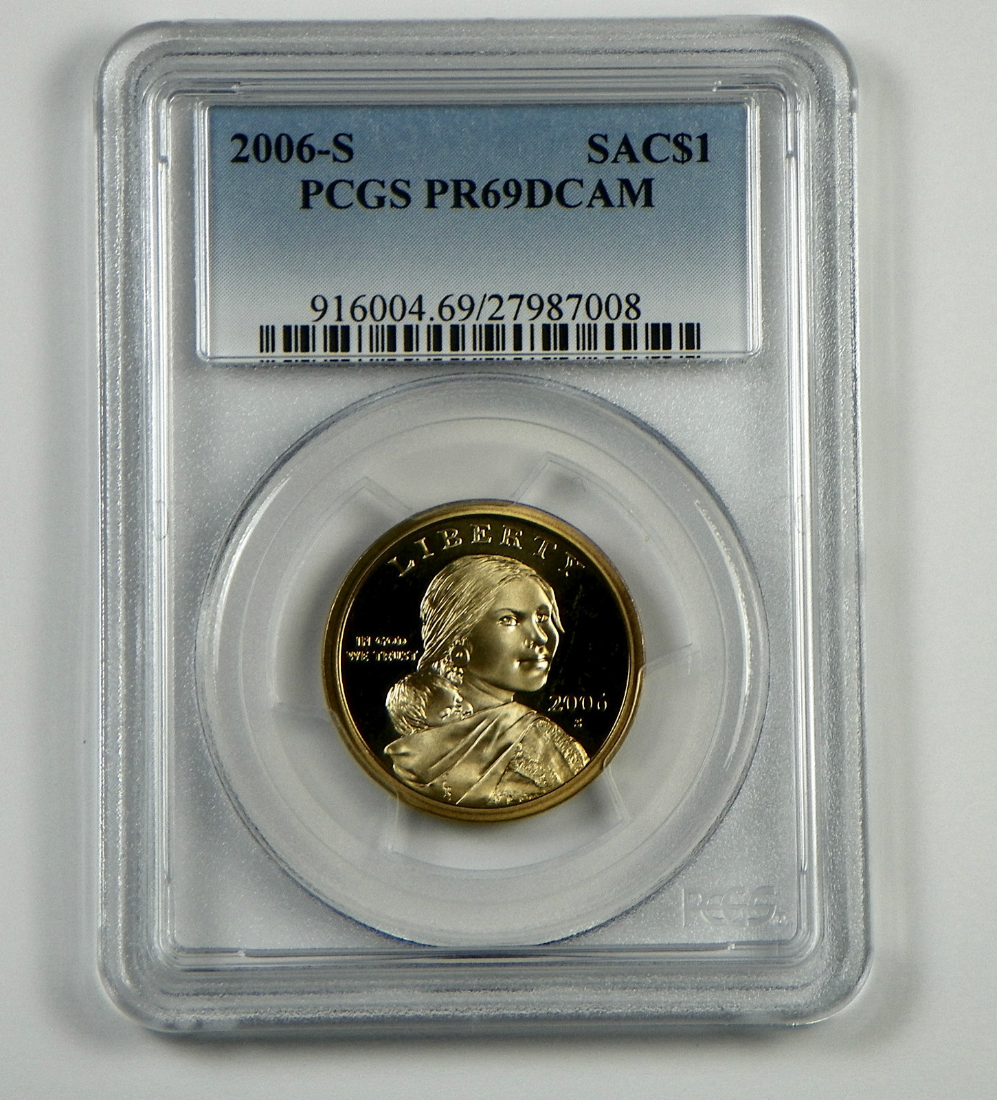 2006-S PROOF Native American Dollar Coin PCGS PR69DCAM