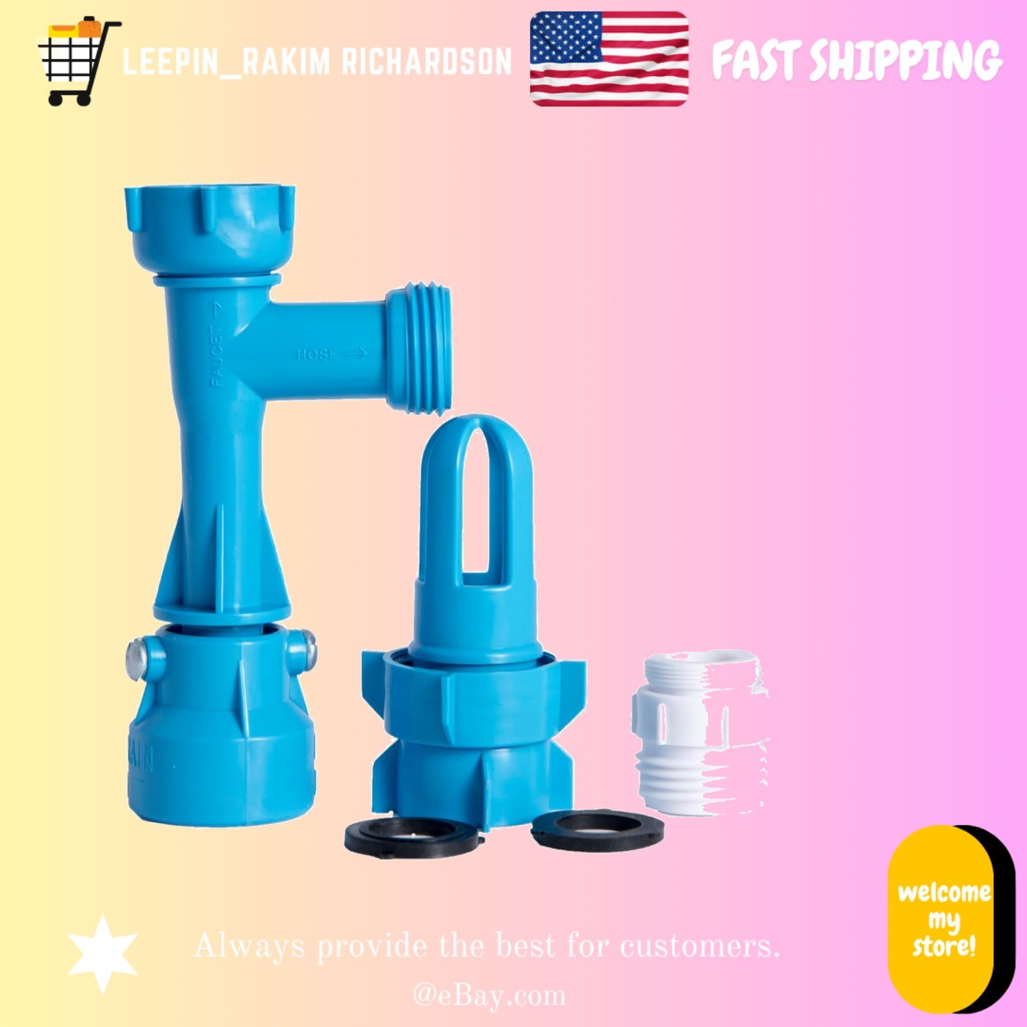 Blue Magic Waterbed Fill & Drain Kit - Spill-Proof & Leak-Resistant Solution