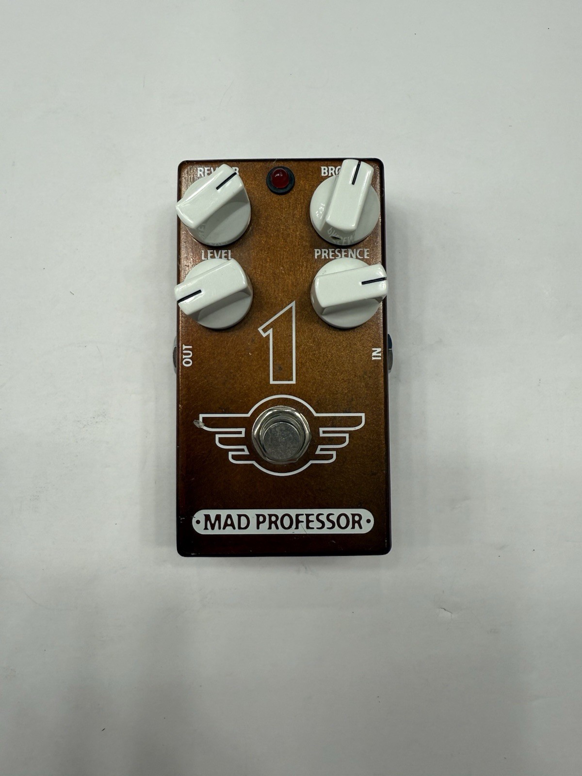 Mad Professor 1 Distortion / Reverb Brown Sound Guitar Effect Pedal