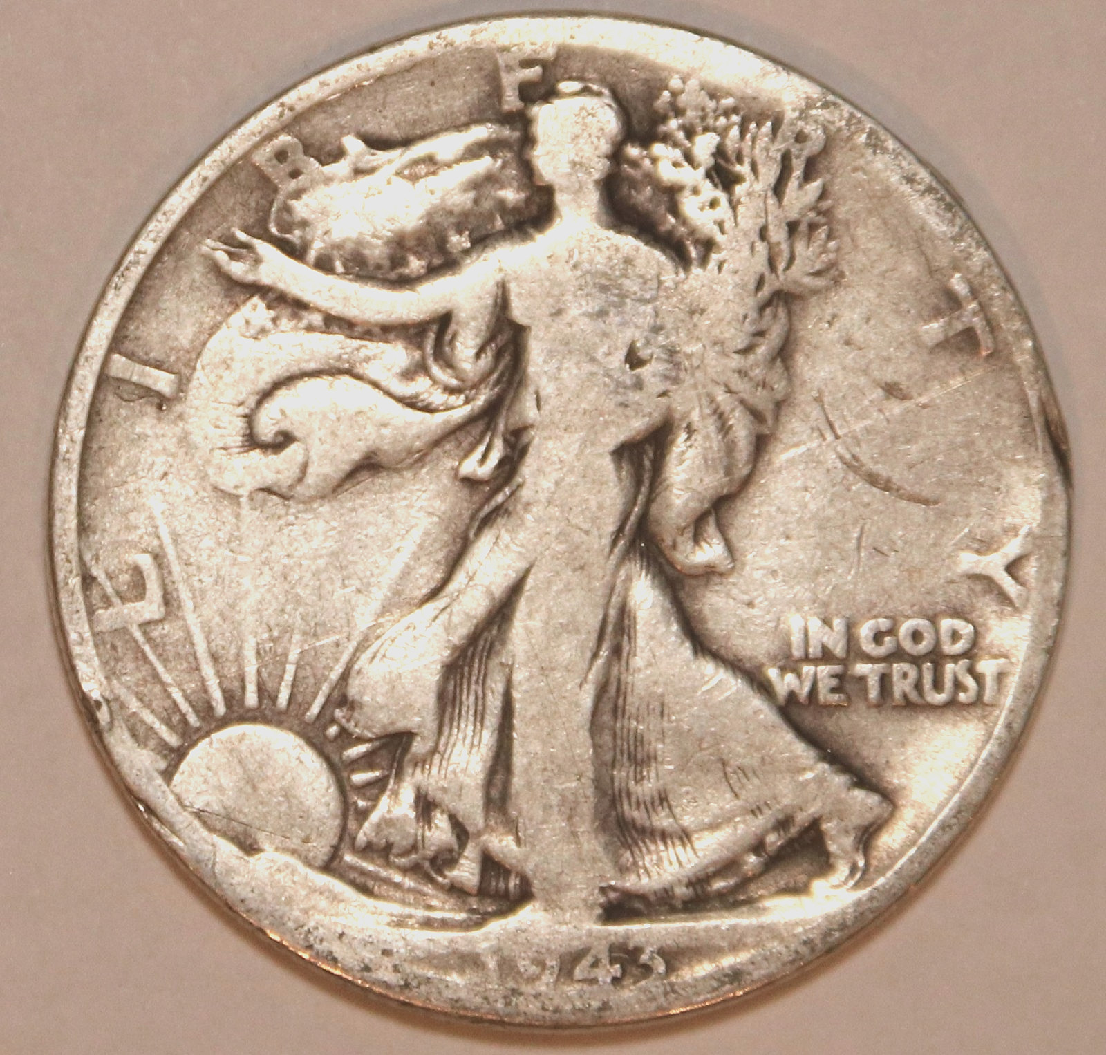 1943-D Walking Liberty Half Dollar - Good - Details - #4901EC