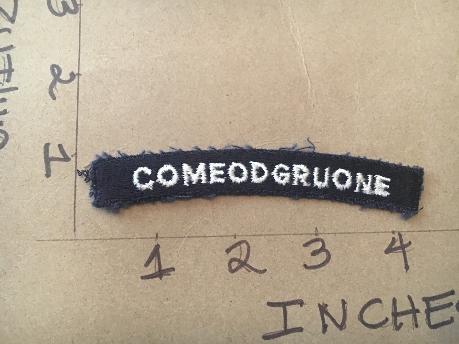 US NAVY SHOULDER STRIP TAB *** rocker *** Patch Comeodgruone