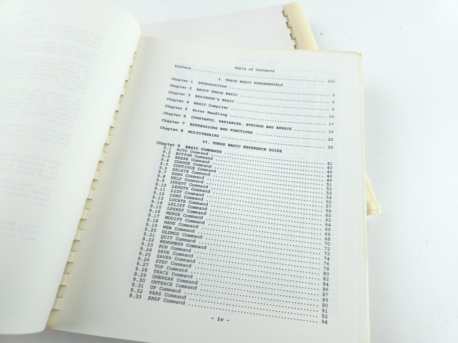 Theos Operating Language Programming Users Guide Manual Vintage Computer