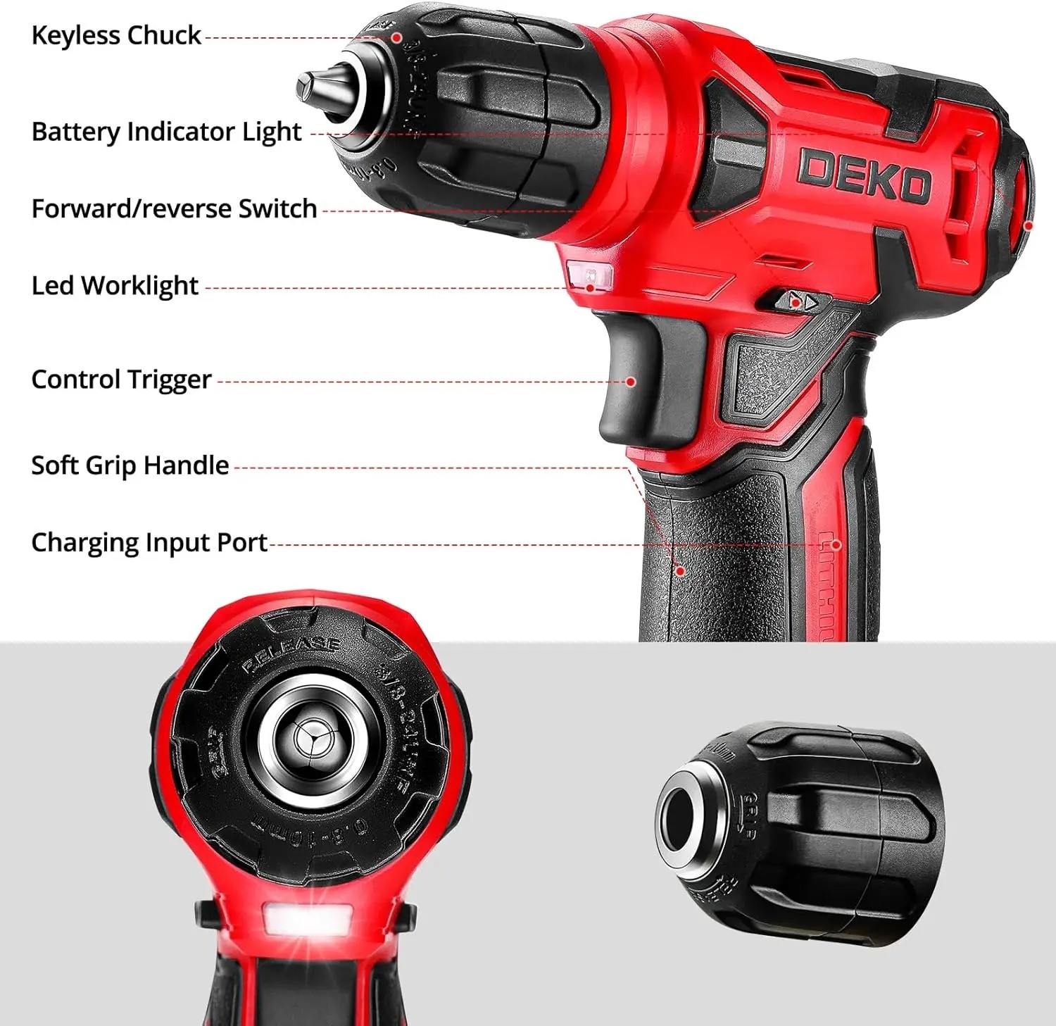 126-Piece Tool Set with 8V Cordless Drill