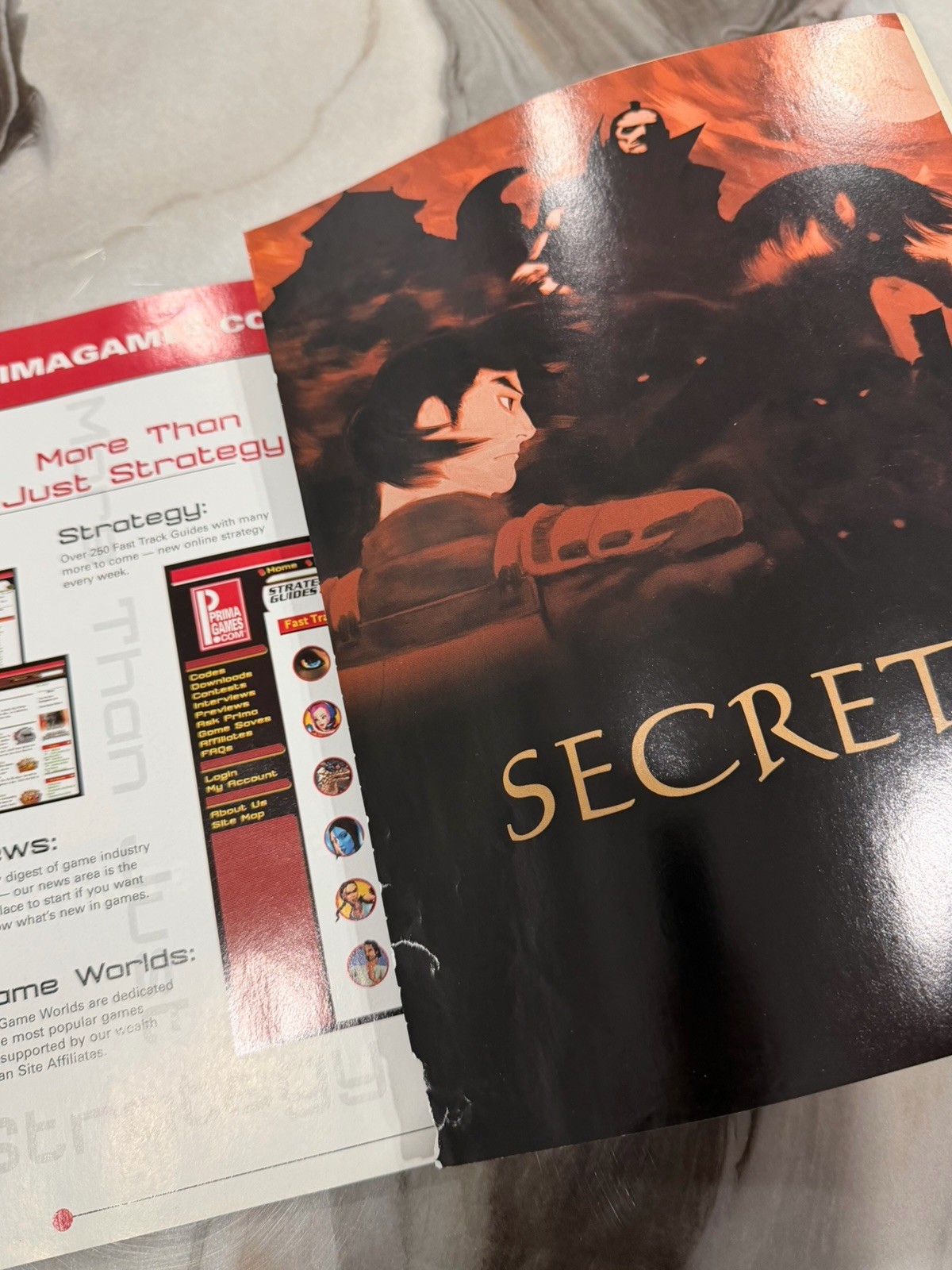 Onimusha: Warlords Official Strategy Guide Ps1 Capcom Secrets Section!