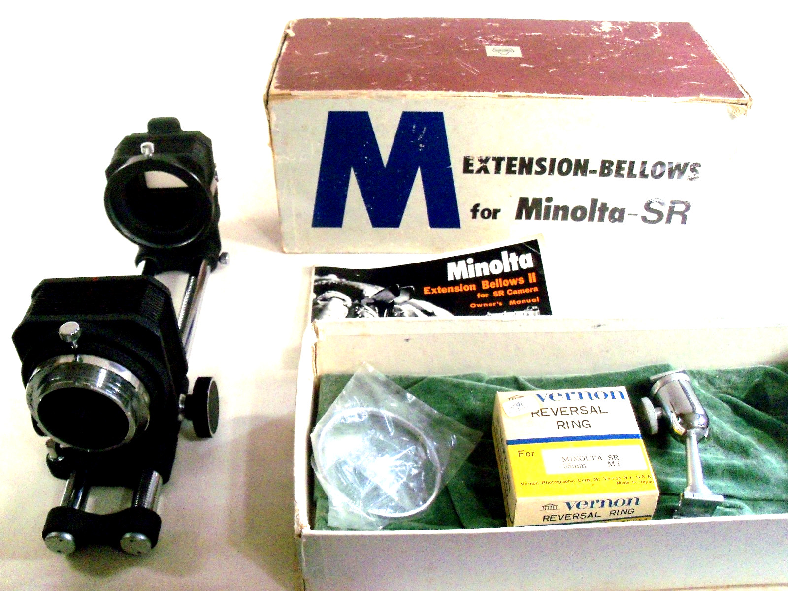 Minolta Bellows II Macro Extension Unit for MD SR Mount Cameras Very Clean