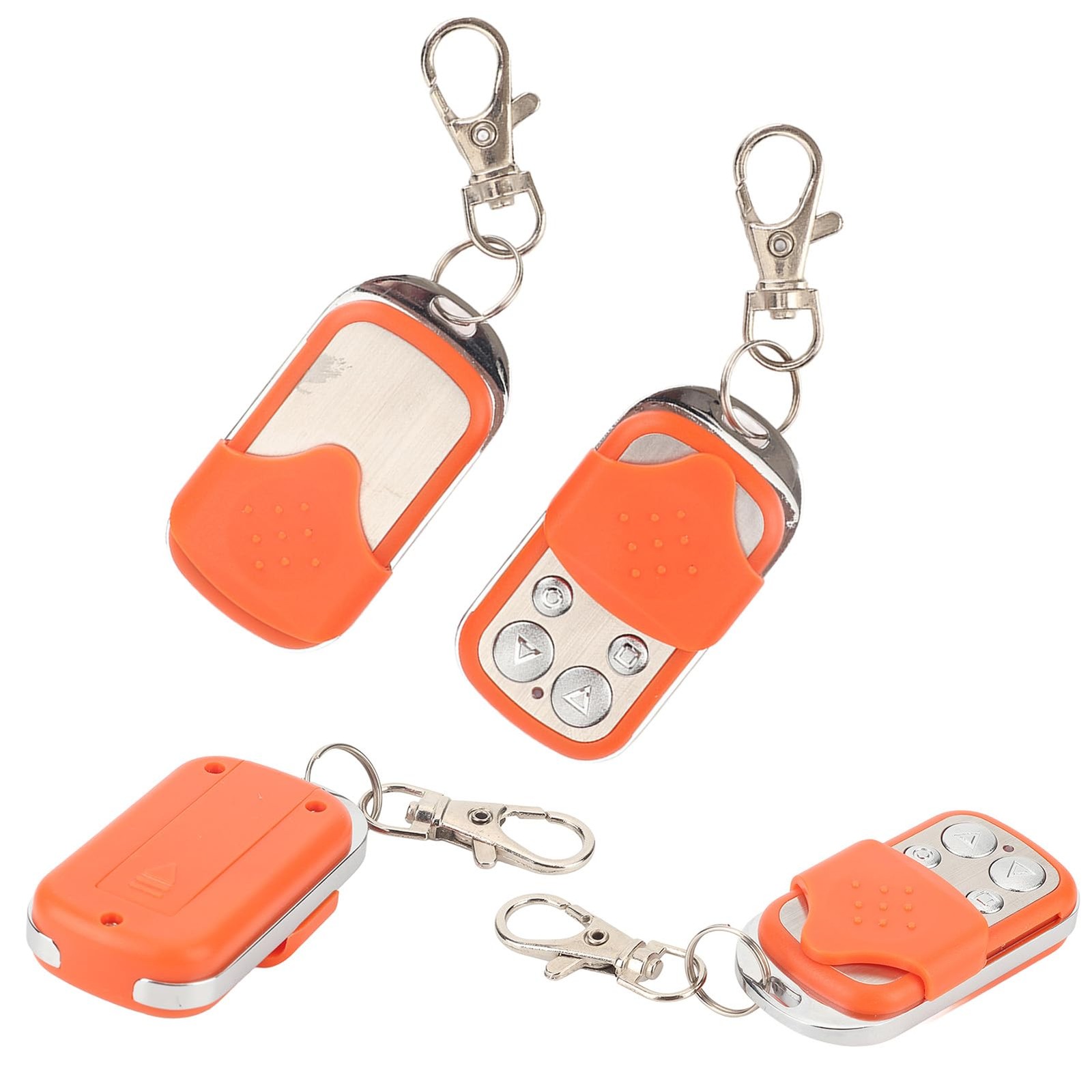 4Pcs Garage Door Opener Remote for 433.92MHz, HCS301 Rolling Code Chip Orange