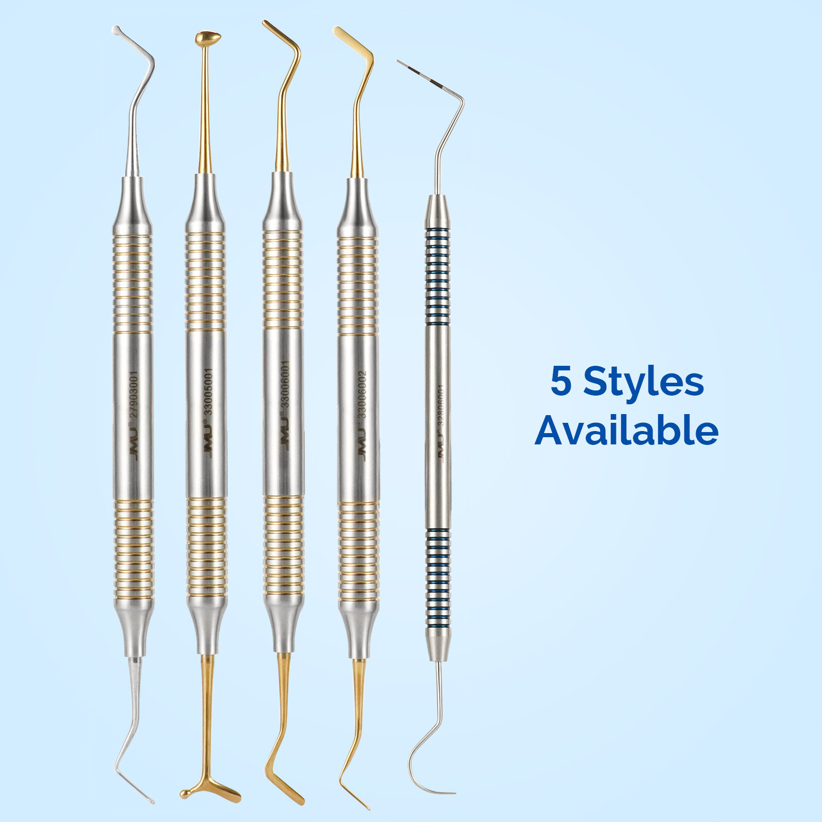JMU Dental Instruments Double Ended Probe/Burnisher/Carver/Cord Packer 1pcs/pk