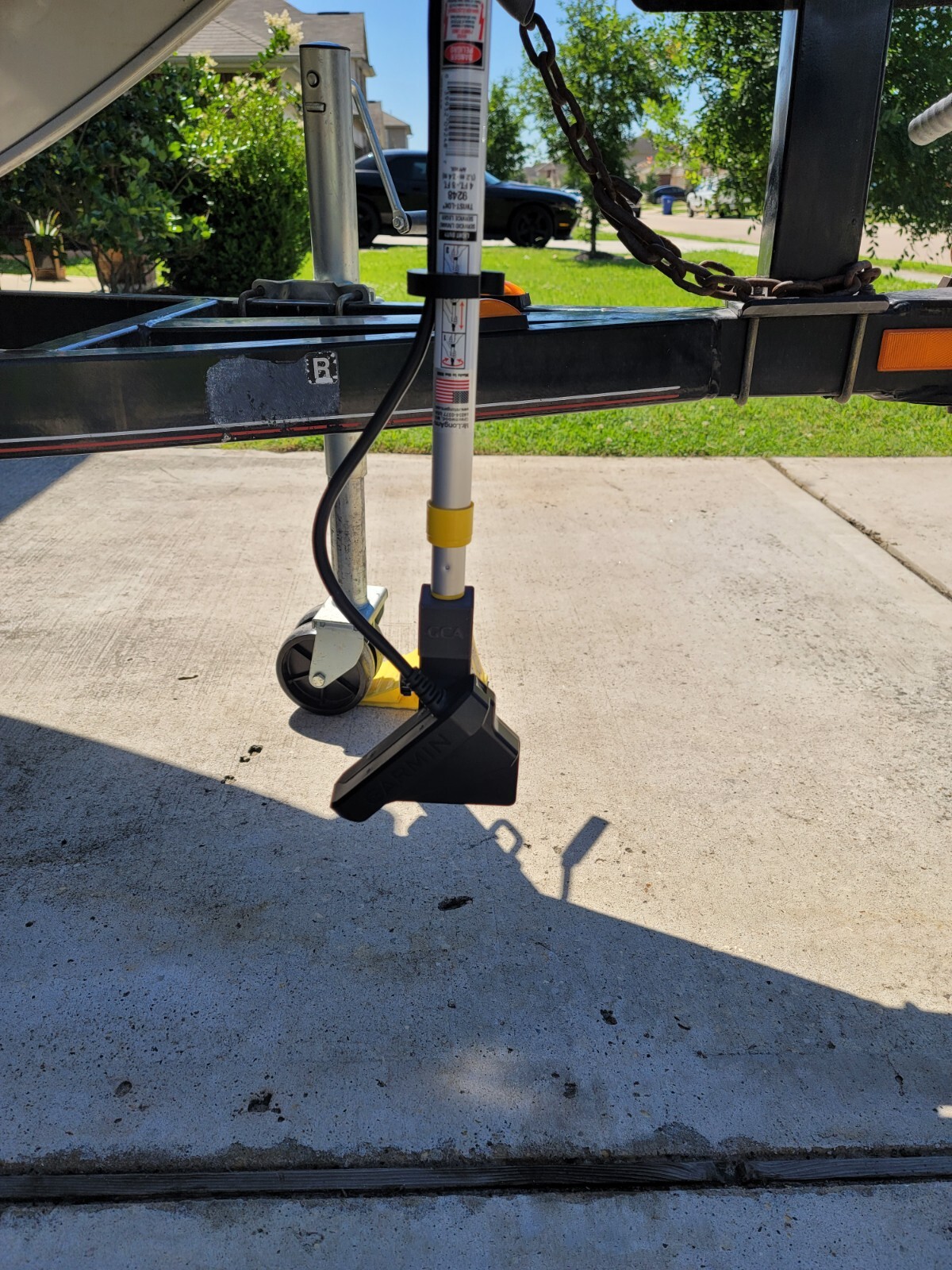 POLE HANDLE FOR TRANSDUCER MOUNT LIVE SCOPE POLE