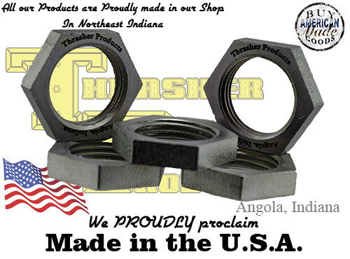 7/8-14 Panel Nut or Jam Nut - Steel - Zinc Coated  *** 5 Pack ***