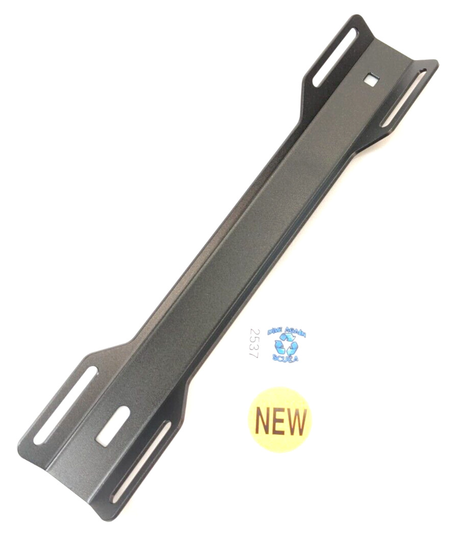 Aluminum Black Single Tank Adapter Scuba Tech Dive Backplate 13 3/4" x 2 3/4 BCD