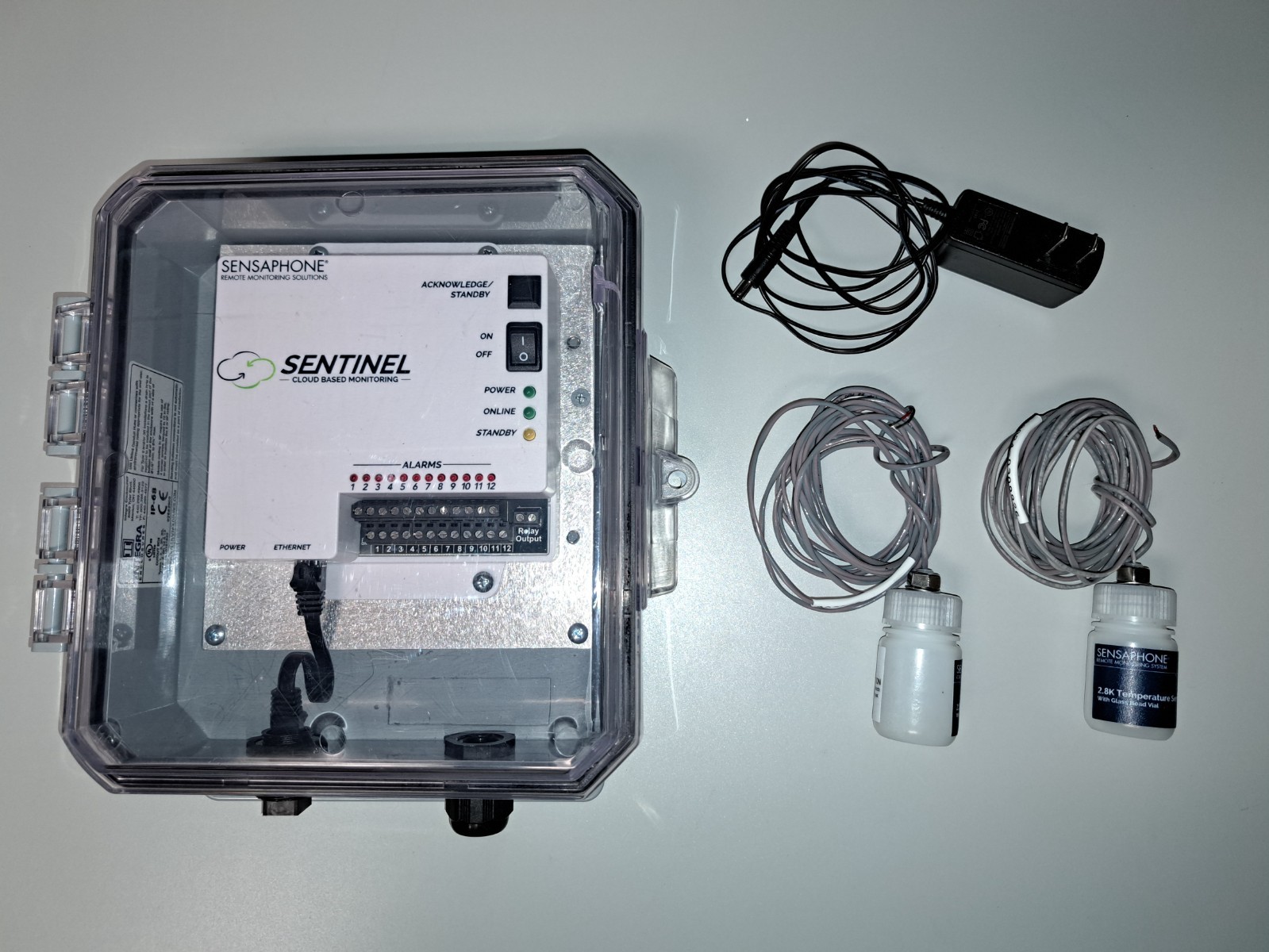 Sensaphone Sentinel Monitoring System SCD-1200-CD [with two 2.8K Temp Sensors]