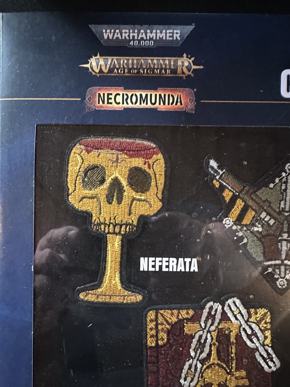 Games Workshop Black Library Character Patch Set Badges BRAND NEW SEALED SET