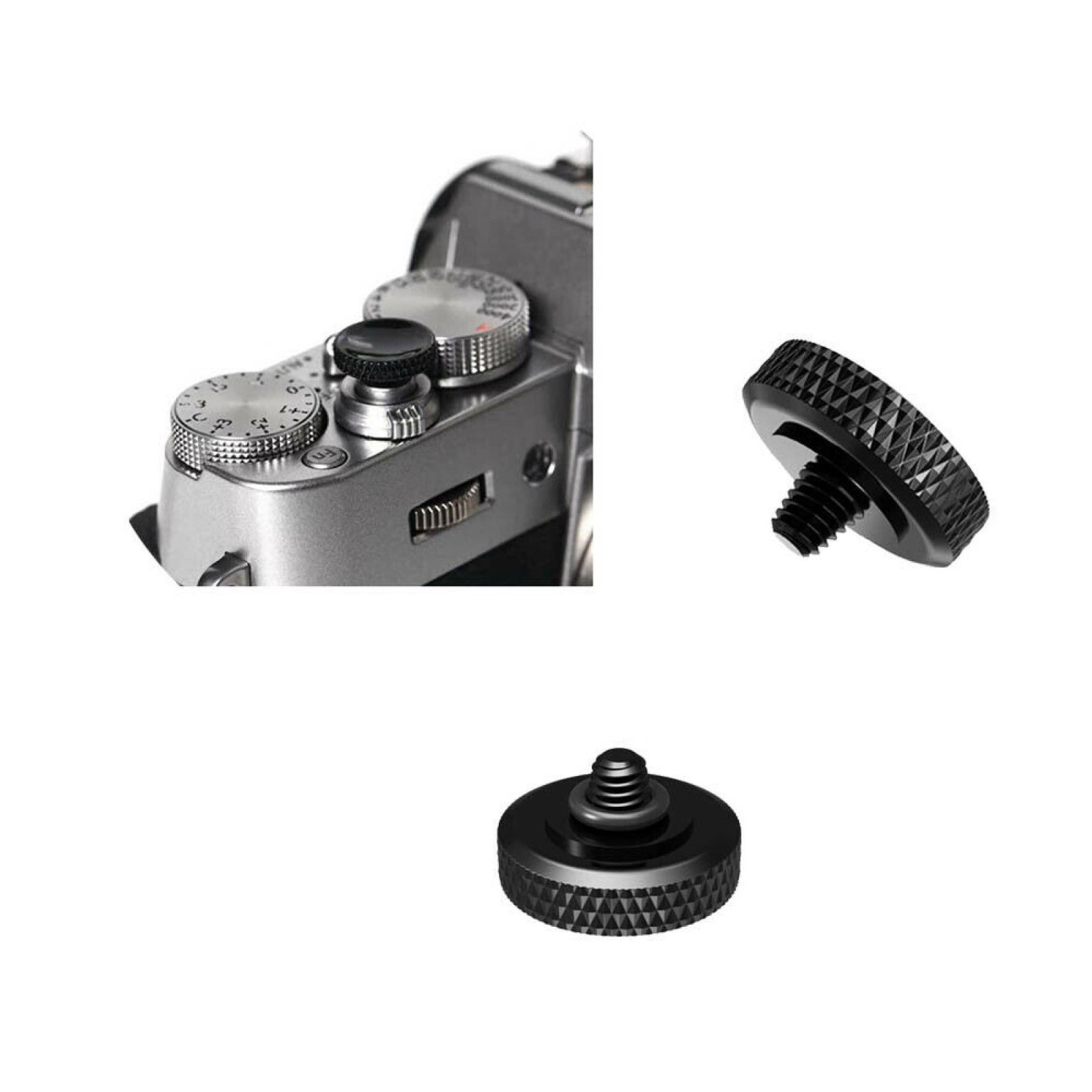 Black Shutter Release Button For Olympus For Nikon For Minolta For Fujifilm