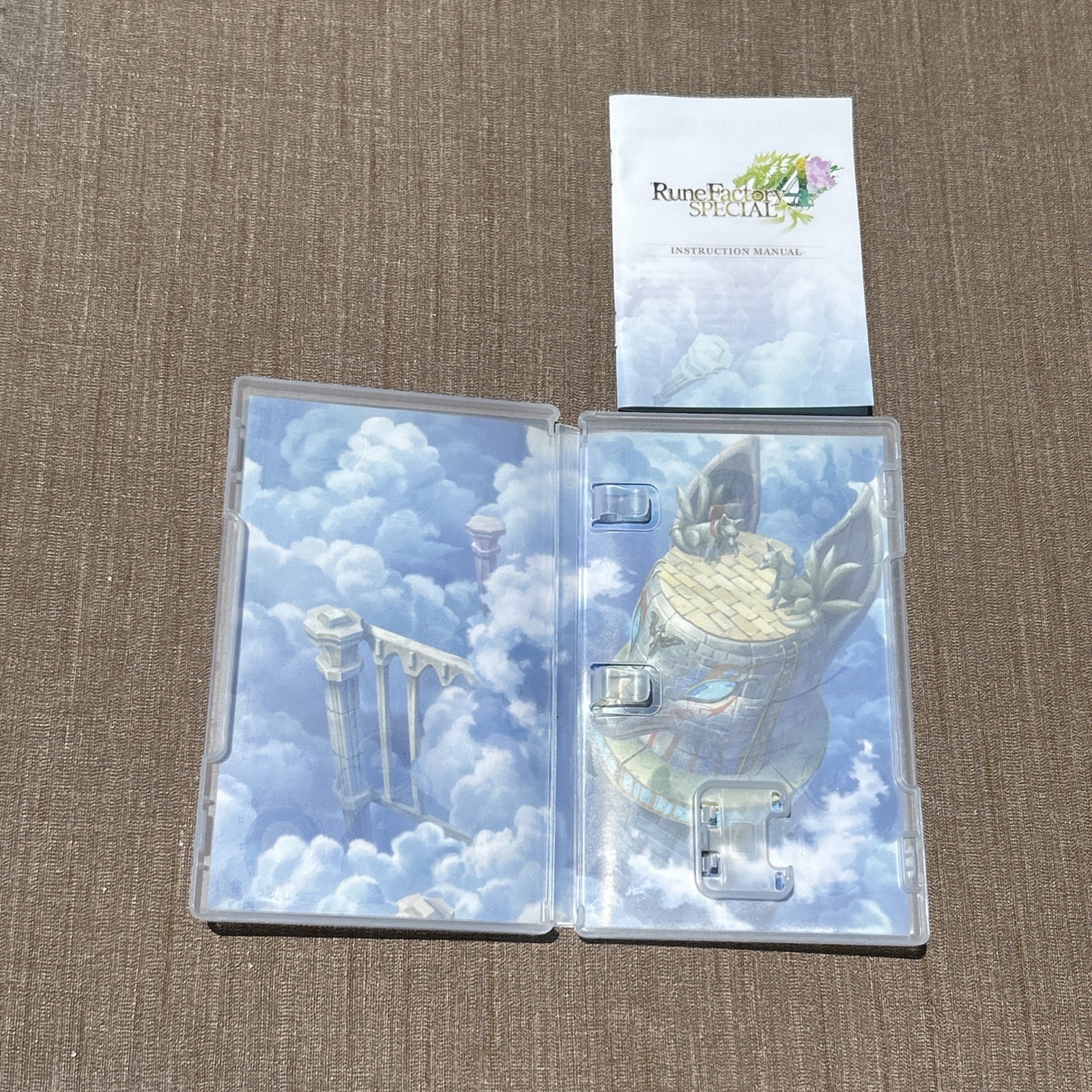 Rune Factory 4 Special Nintendo Switch Case & Manual Only NO GAME Replacement