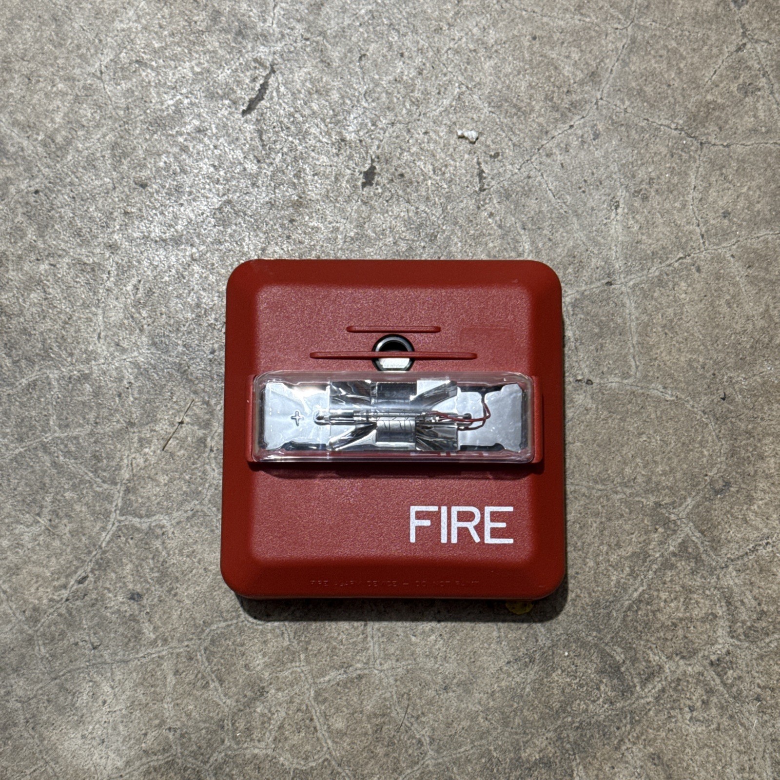 Siemens ZH-MC-R Red Wall Mount Fire Alarm Signal Horn Strobe