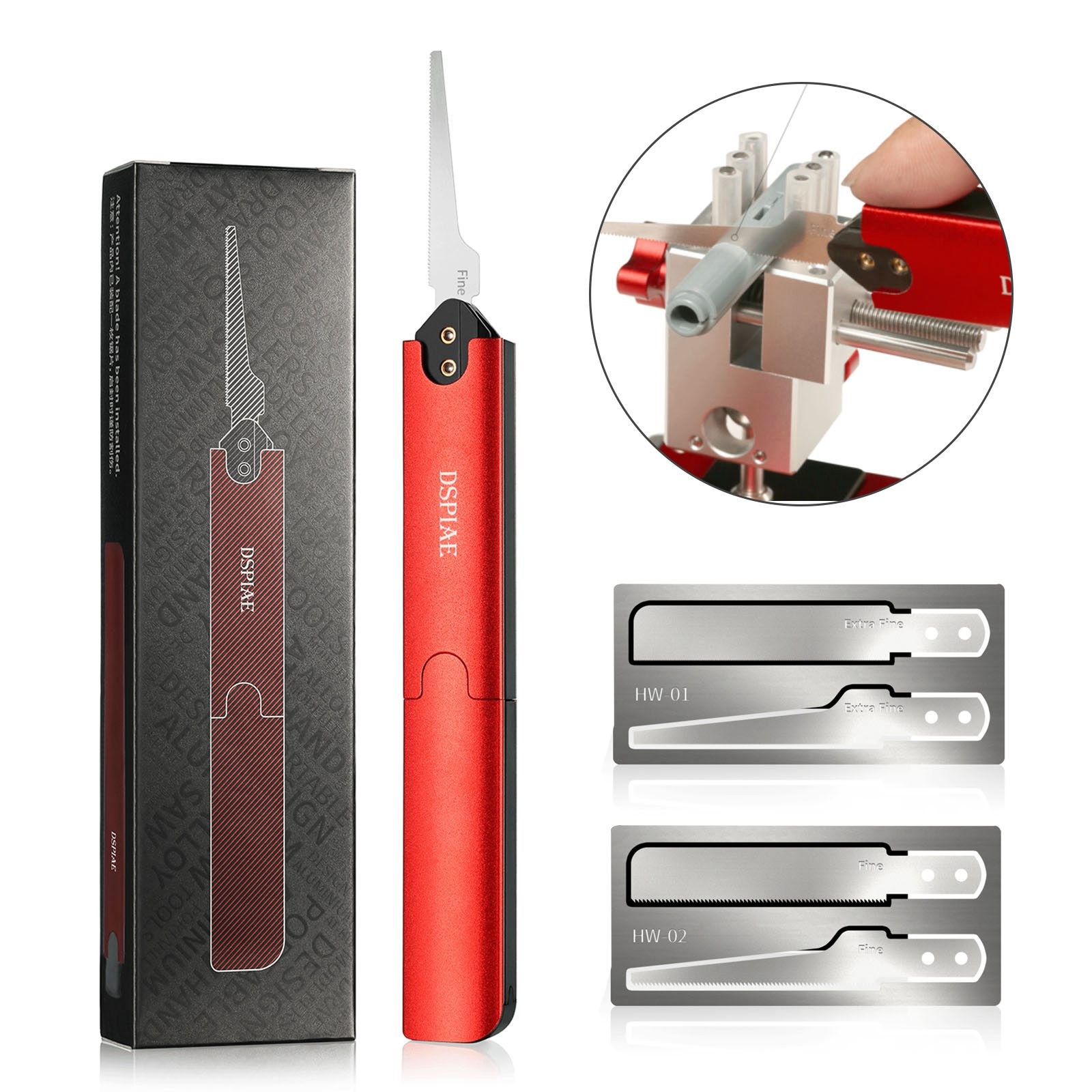 Dspiae Aluminum Alloy Modification Hand Saw AT-HW Model Assembly DIY Tool