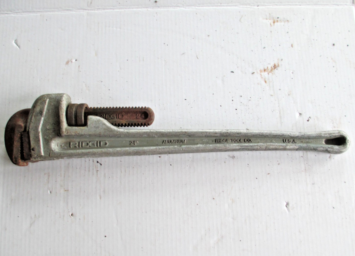 Ridgid 24" Aluminum Pipe Wrench USA Good Working Condition...    BSMT