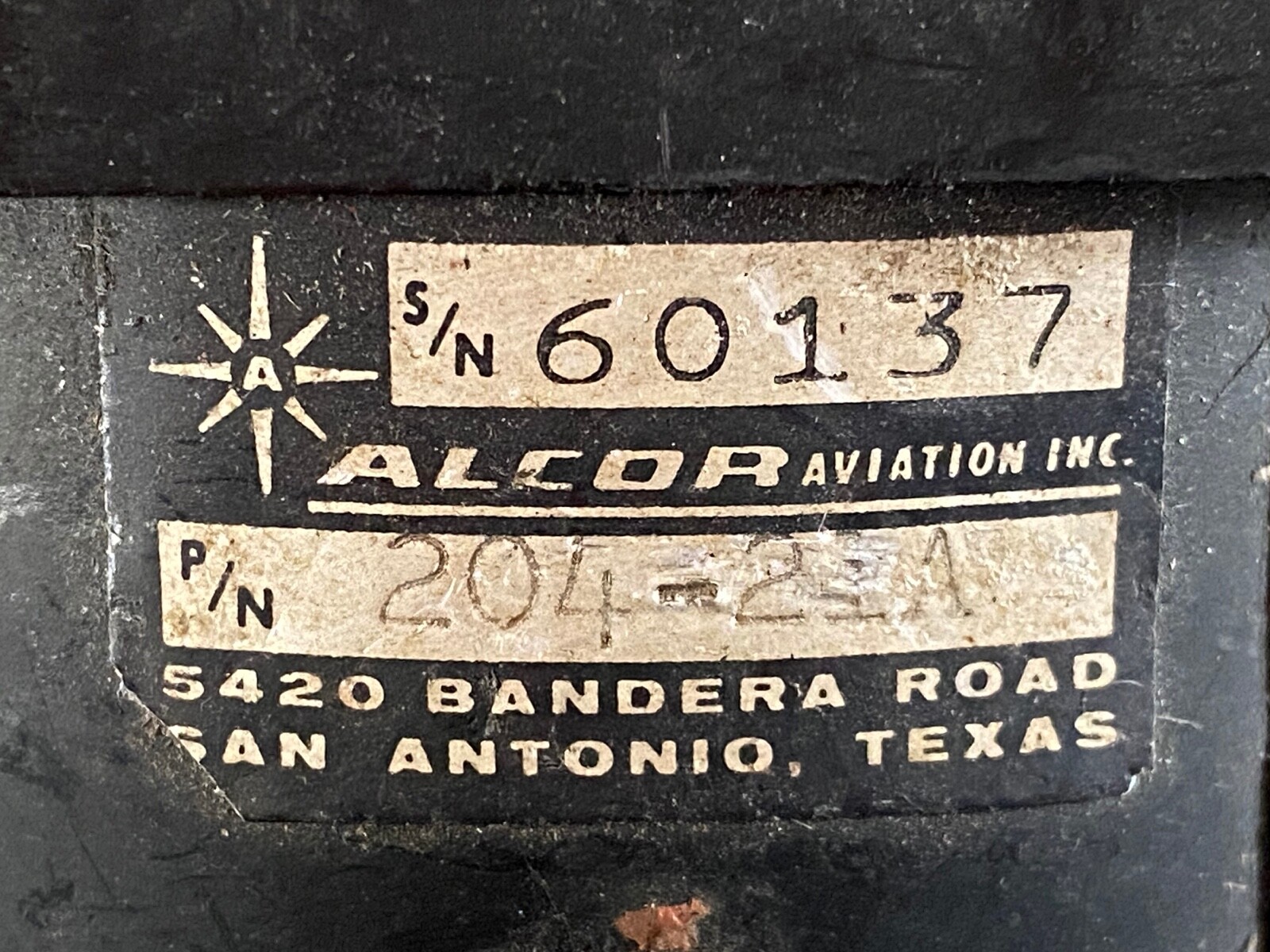 Alcor EGT Indicator, P/N 204-21A