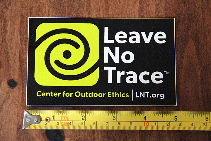 LEAVE NO TRACE Outdoor STICKER Decal NEW Large