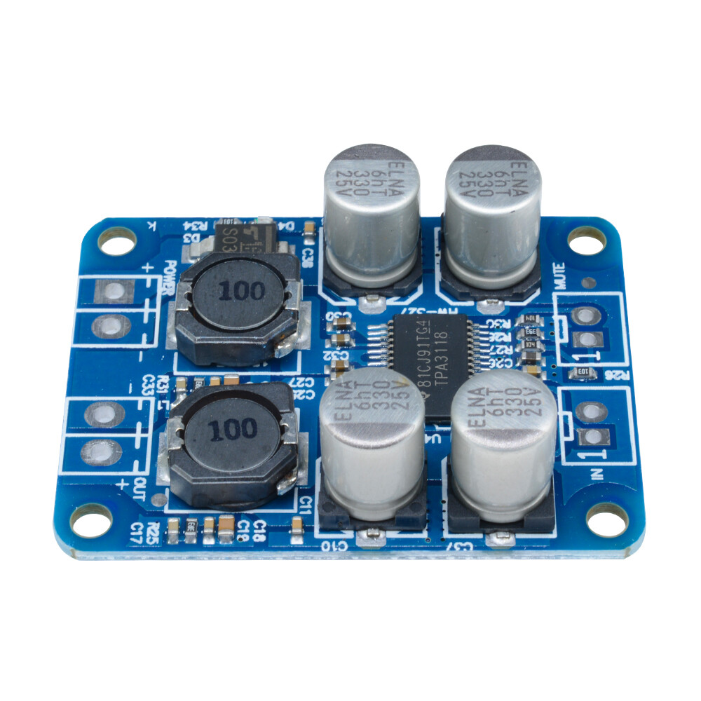 12V-24V TPA3118 BTL 60W Mono Digital Audio Power Amplifier Board Module DC