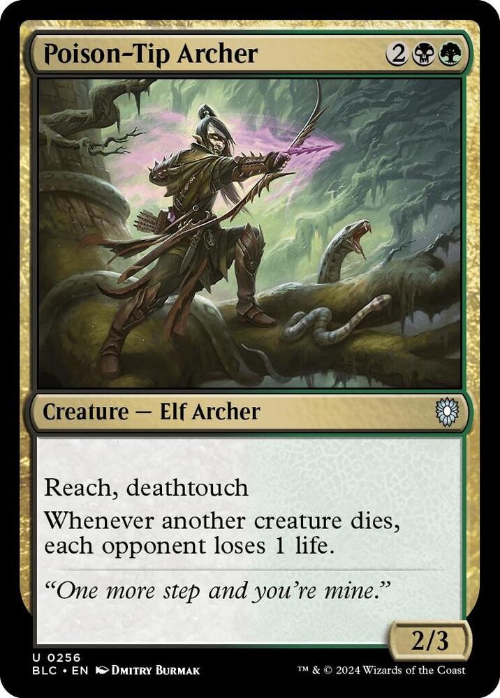 1x Poison-Tip Archer - Commander: Bloomburrow - NM  -  MTG
