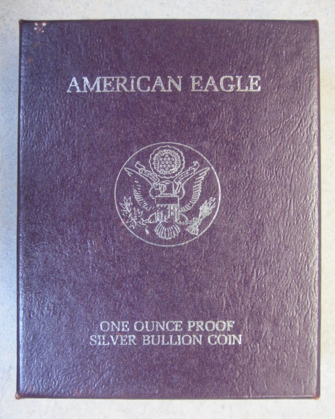 1987-S US Mint $1 Proof American Silver Eagle Original Mint Box with COA