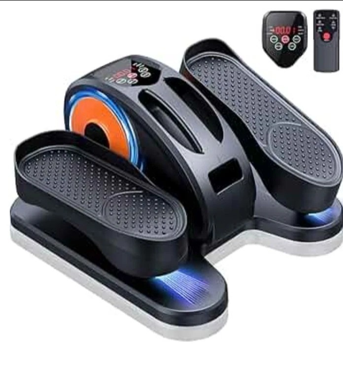 Under Desk Electric Elliptical Machine for Seniors Seated Pedal Exerciser 12-Spe