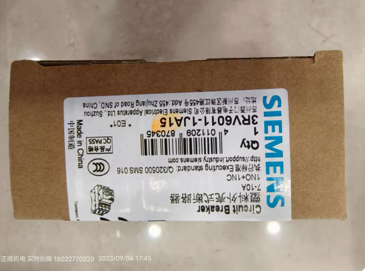 ✅🔥1PC  NEW 3RV6011-1JA15 protective circuit breaker #L1378T LZ