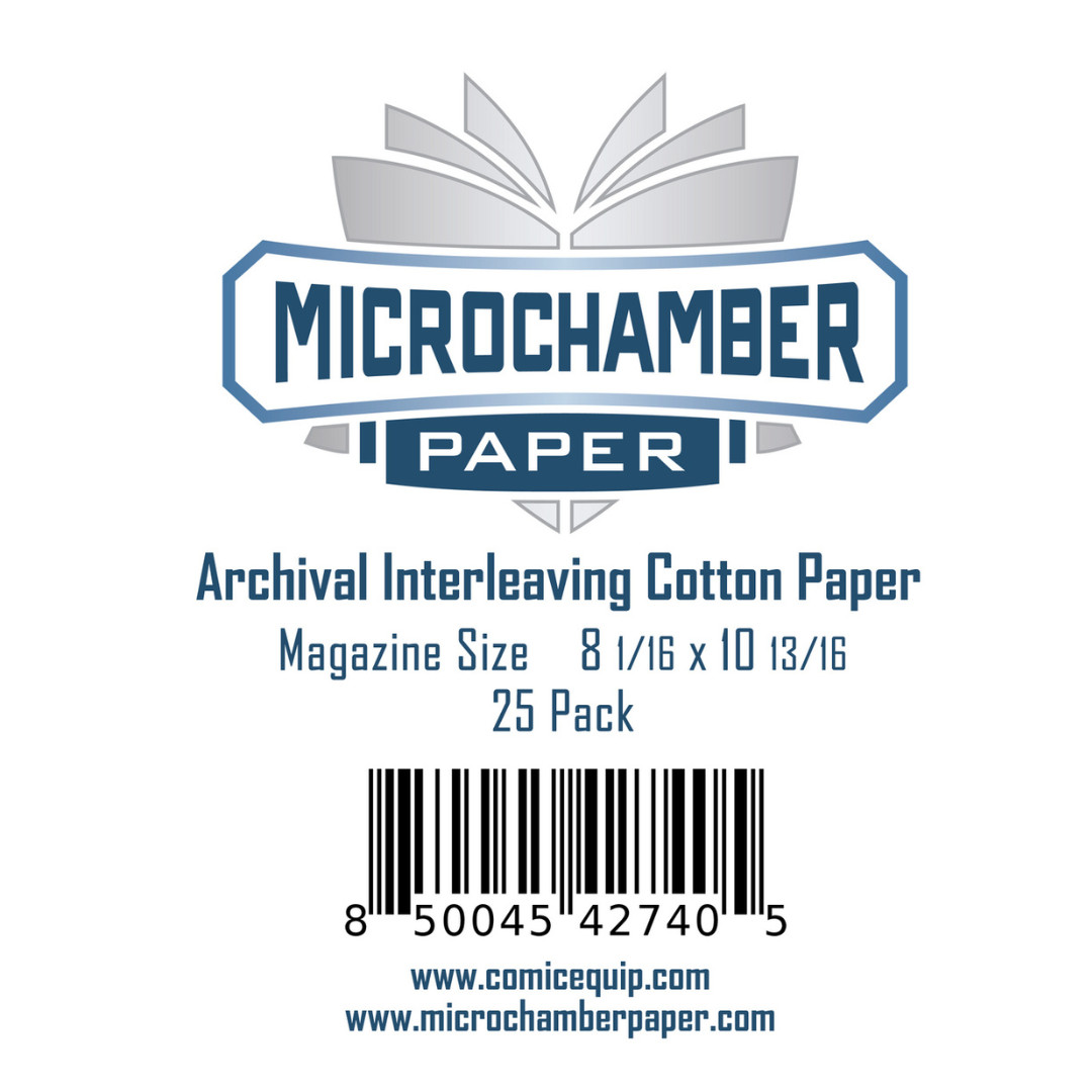 25 Sheets MicroChamber MAGAZINE SIZE Archival Acid-Free Protection