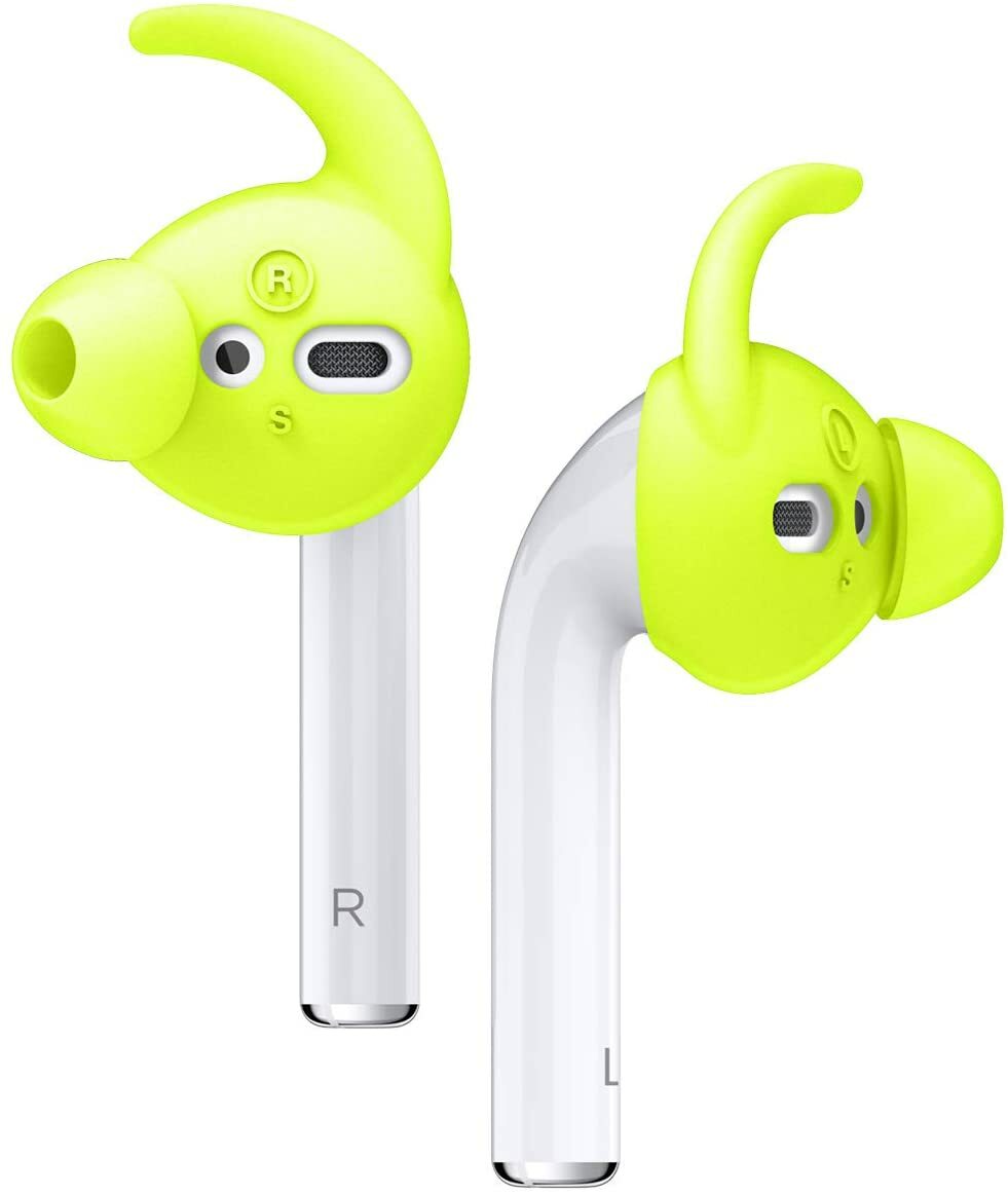 AirPods Ear Tips Cover - elago®  Earbuds Hook Cover [Neon Yellow]