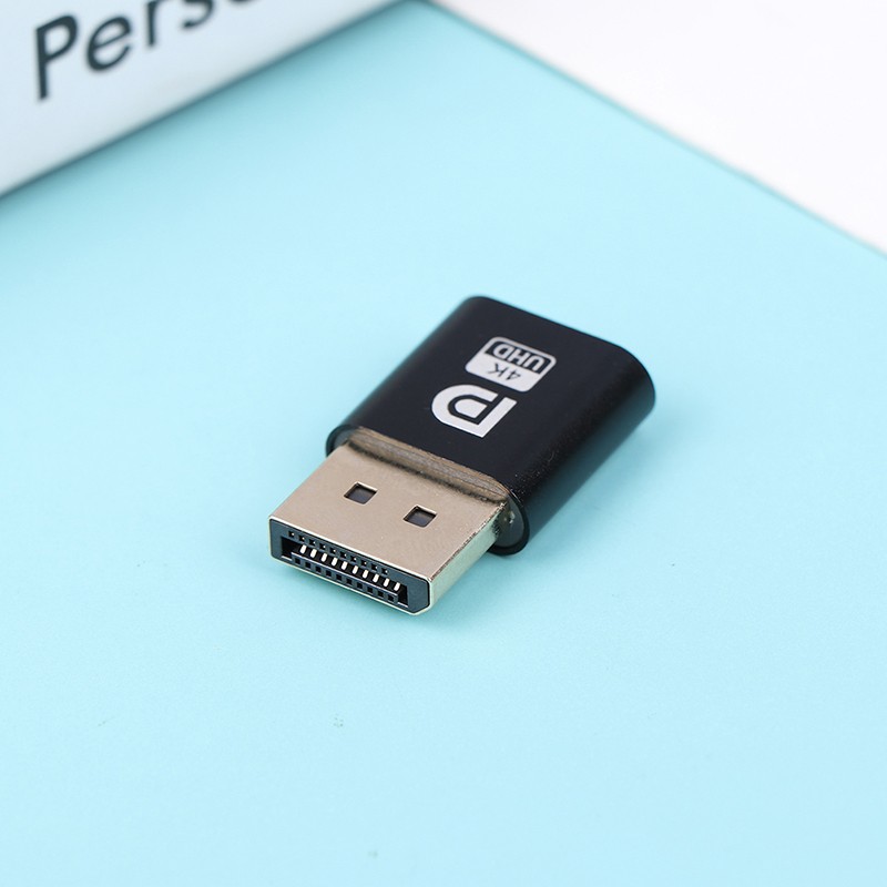 4K Displayport Dummy Plug DP Virtual Display Adapter Desktop Accessor Q❤;us