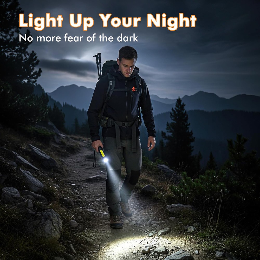 Magnetic Work Light 1200mAh Rechargeable LED Work Light Bar for Garage, Workshop