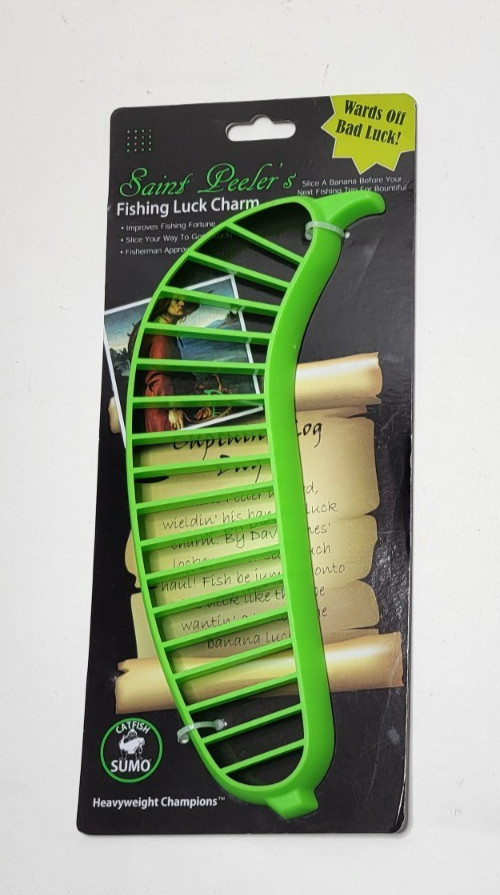 Catfish Sumo Saint Peelers Fishing Luck Charm Banana Slicer Gag Gift Birthday